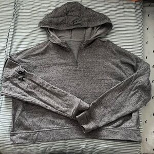 Women’s under armour Gray cropped Hoodie